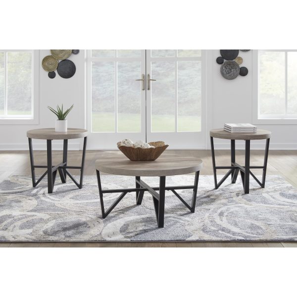 Signature Design by Ashley Deanlee Occasional Table Set T235-13 Cheap