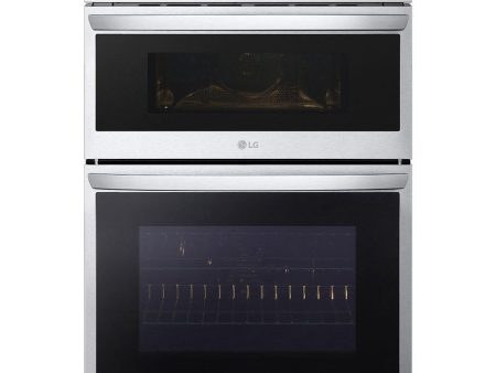 LG 30-inch, 6.4 cu.ft. Built-in Combination Wall Oven with ThinQ® Technology WCEP6427F Online now