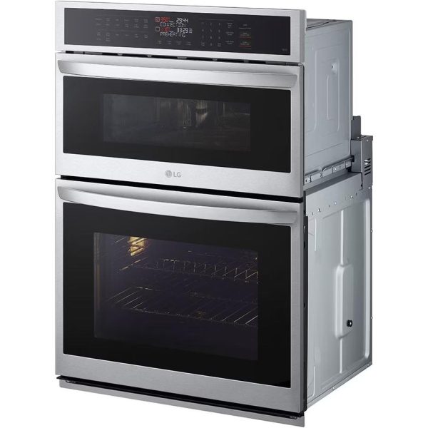 LG 30-inch, 6.4 cu.ft. Built-in Combination Wall Oven with ThinQ® Technology WCEP6423F Cheap