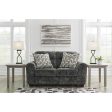 Signature Design by Ashley Lonoke Stationary Fabric Loveseat 5050435 For Discount