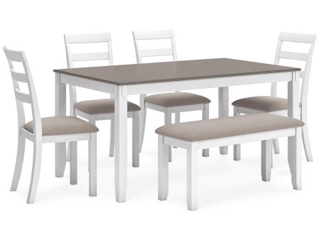 Signature Design by Ashley Stonehollow 6 pc Dinette D382-325 Online Sale