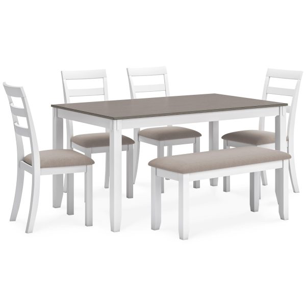 Signature Design by Ashley Stonehollow 6 pc Dinette D382-325 Online Sale