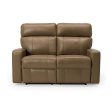 Palliser Oakwood Power Reclining Leather Match Loveseat 41049-63-VALENCIA-DUNE-MATCH Online Sale