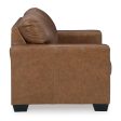 Signature Design by Ashley Bolsena Stationary Leather Match Loveseat 5560335C Discount