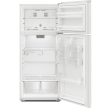 Whirlpool 28-inch, 16.6 cu. ft. Freestanding Top Freezer Refrigerator WRTX5028PW Online Hot Sale