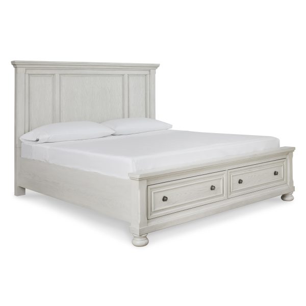 Signature Design by Ashley Robbinsdale King Panel Bed with Storage B742-58 B742-76 B742-99 Online now