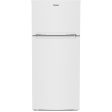 Whirlpool 28-inch, 16.6 cu. ft. Freestanding Top Freezer Refrigerator WRTX5028PW Online Hot Sale