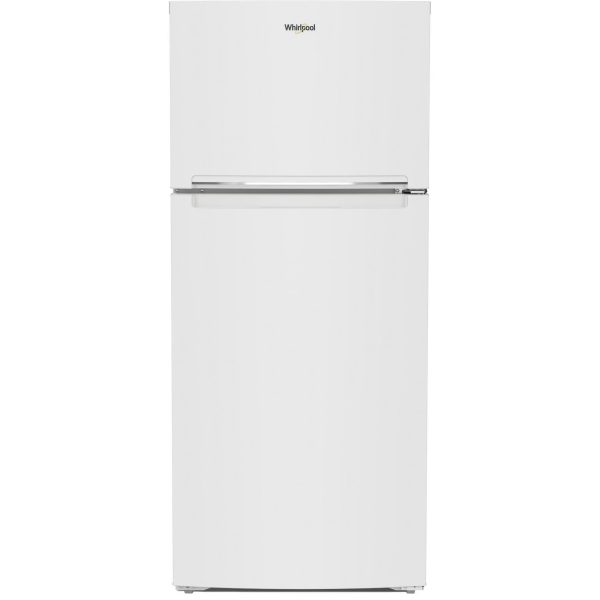 Whirlpool 28-inch, 16.6 cu. ft. Freestanding Top Freezer Refrigerator WRTX5028PW Online Hot Sale