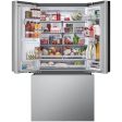 LG 36-inch, 26 cu. ft. Counter-Depth MAX™ French 3-Door Refrigerator with Mirror InstaView® LRYKC2606S For Discount