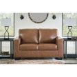 Signature Design by Ashley Bolsena Stationary Leather Match Loveseat 5560335C Discount