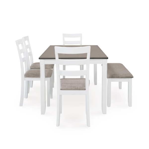 Signature Design by Ashley Stonehollow 6 pc Dinette D382-325 Online Sale