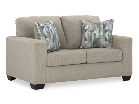 Signature Design by Ashley Deltona Stationary Fabric Loveseat 5120435 For Cheap