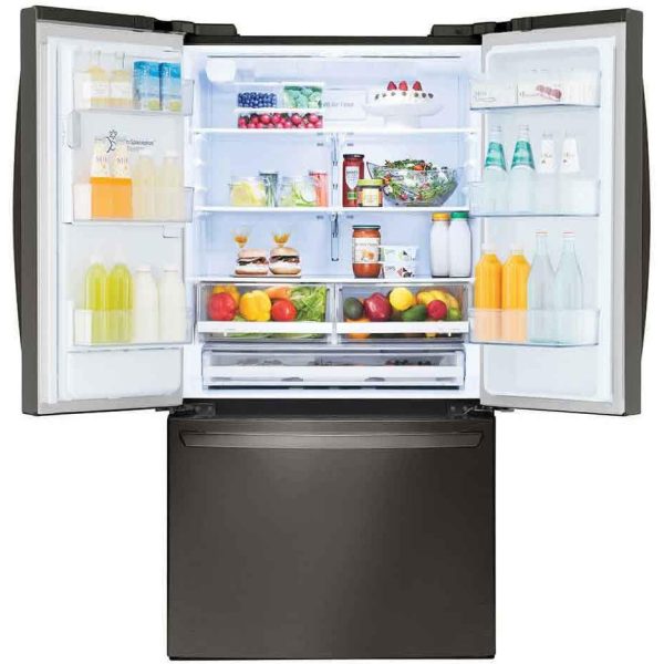 LG 36-inch 27.7 cu. ft. 3-Door French Door Refrigerator with Smart Diagnosis LRFS28XBD Sale