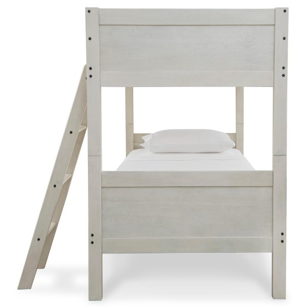 Signature Design by Ashley Robbinsdale B742-59 Twin Twin Bunk Bed w Ladder For Sale