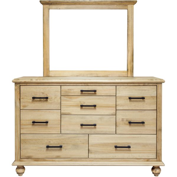 Mako Solid Wood Furniture Victoria 8300-40-9-D Dresser Online now