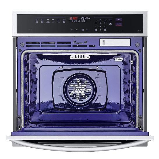 LG 30-inch, 4.7 cu. ft. Built-in Single Wall Oven with True Convection Technology WSEP4727F Fashion