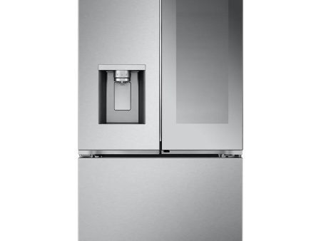 LG 36-inch, 26 cu. ft. Counter-Depth MAX™ French 3-Door Refrigerator with Mirror InstaView® LRYKC2606S For Discount