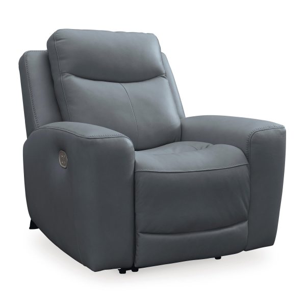 Signature Design by Ashley Mindanao Power Leather Match Recliner U5950413C Online Hot Sale