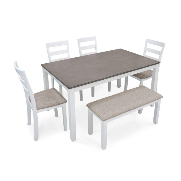 Signature Design by Ashley Stonehollow 6 pc Dinette D382-325 Online Sale