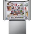 LG 36-inch, 26 cu. ft. Counter-Depth French 3-Door Refrigerator with Four Types of Ice LRYXC2606S Sale