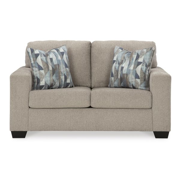 Signature Design by Ashley Deltona Stationary Fabric Loveseat 5120435 For Cheap