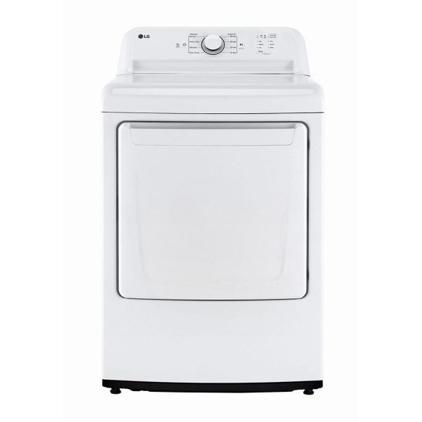 LG 7.3 cu. ft. Electric Dryer with Smart Diagnosis DLE6100W For Discount