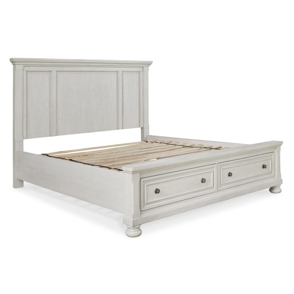 Signature Design by Ashley Robbinsdale King Panel Bed with Storage B742-58 B742-76 B742-99 Online now