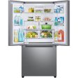 Samsung 33-inch, 25 cu. ft. French 3-Door Refrigerator with Dual Auto Ice Maker with Ice Bites™ RF25C5151SR AA Cheap