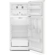 Amana 28-inch, 16.4 cu. ft. Freestanding Top Freezer Refrigerator ARTX3028PW Supply