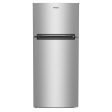 Whirlpool 28-inch, 16.6 cu. ft. Freestanding Top Freezer Refrigerator WRTX5028PM Online