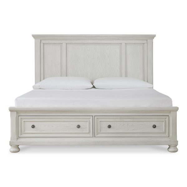 Signature Design by Ashley Robbinsdale King Panel Bed with Storage B742-58 B742-76 B742-99 Online now