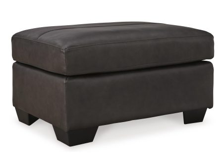 Signature Design by Ashley Belziani Leather Match Ottoman 5470614C Online Hot Sale