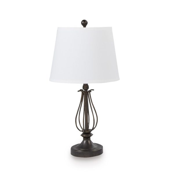 Signature Design by Ashley Brycestone Lamp Set L204526 For Sale