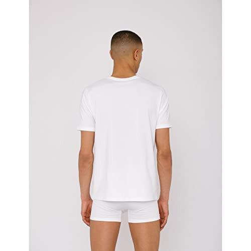 Camiseta manga corta hombre con tecnología SilverTech blanca Organic Basics (M) Cheap