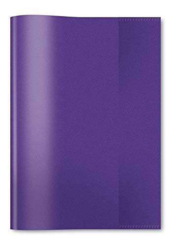 Herma 7486 - Sobre DIN A5, transparente, funda de polipropileno resistente y lavable, protector para cuadernos, color morado Embalaje Deteriorado Discount