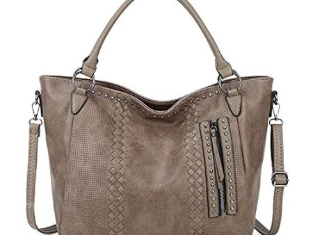 Dirrona Moda Bolso De Mujer Casual Bolsos Mujer Viajes Bolso Bandolera PU Cuero Bolso Trabajo Compras Gran Capacidad Bolsos Cruzados Mujer Caqui Online Hot Sale