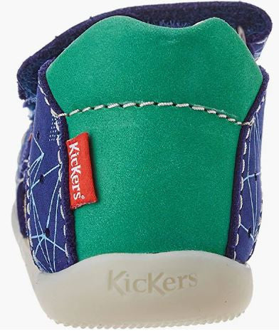 Kickers SUMMERTAN, Sandalia Mujer, Vert Galactic, 26 EU For Cheap